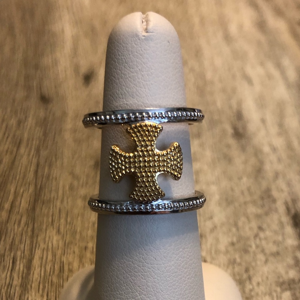 Sterling Silver Cross Ring